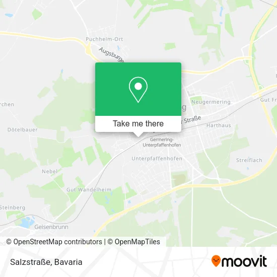 Карта Salzstraße