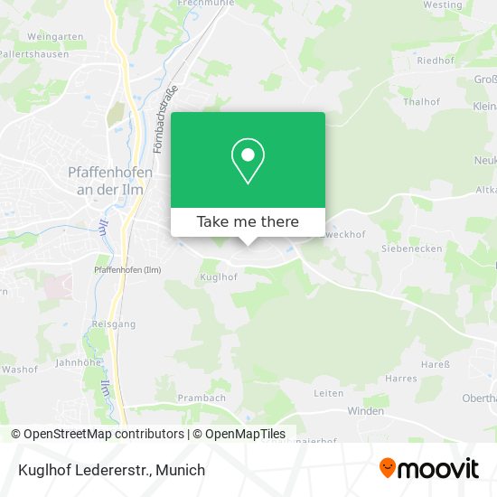 Kuglhof Ledererstr. map