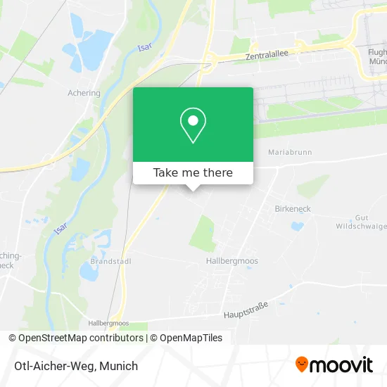 Карта Otl-Aicher-Weg