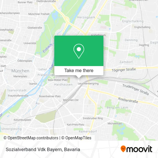 Карта Sozialverband Vdk Bayern