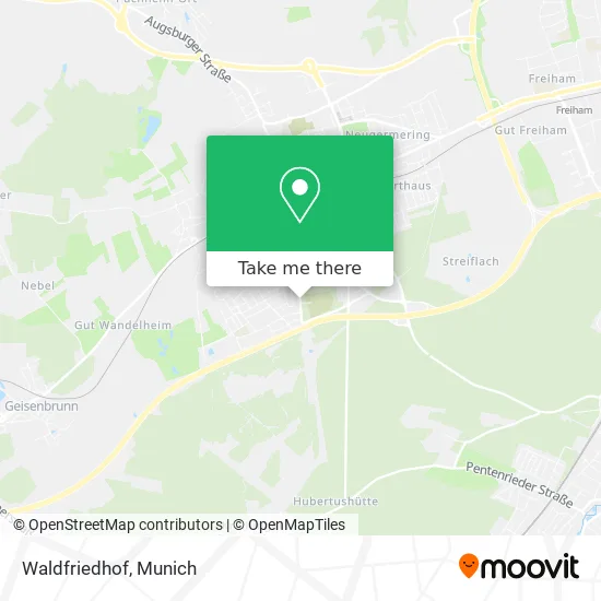 Карта Waldfriedhof