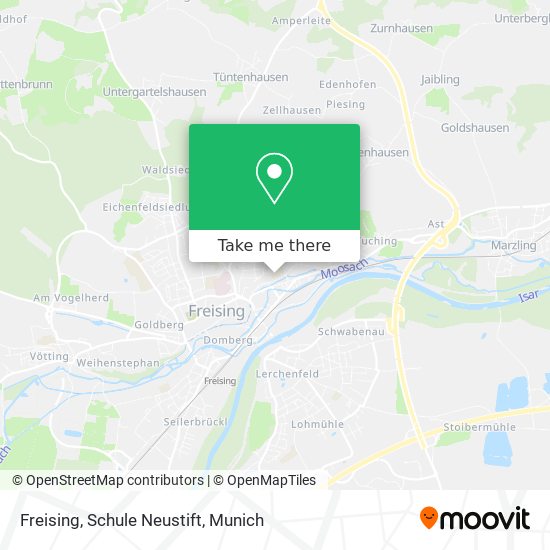 Freising, Schule Neustift map