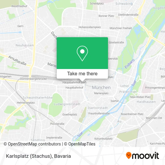 Карта Karlsplatz (Stachus)