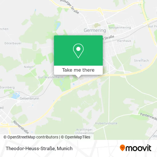 Карта Theodor-Heuss-Straße