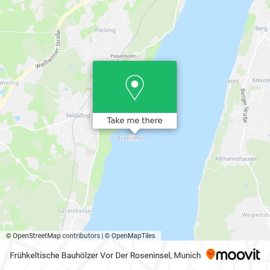 Frühkeltische Bauhölzer Vor Der Roseninsel map