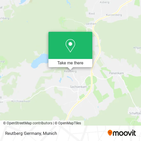 Карта Reutberg Germany