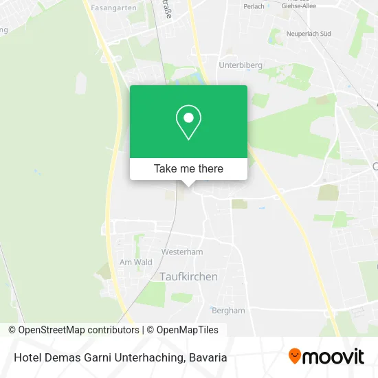 Карта Hotel Demas Garni Unterhaching