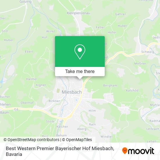 Карта Best Western Premier Bayerischer Hof Miesbach