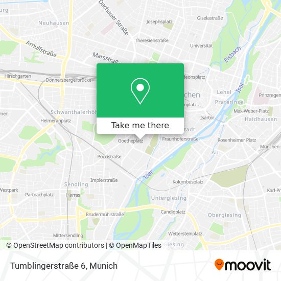 Tumblingerstraße 6 map