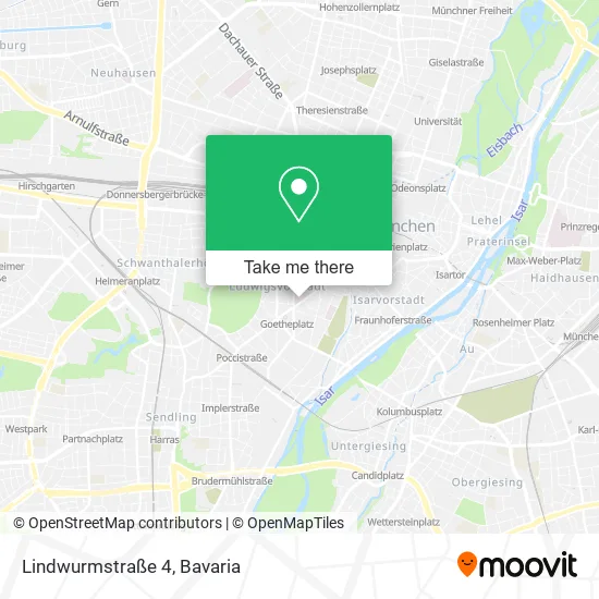 Карта Lindwurmstraße 4