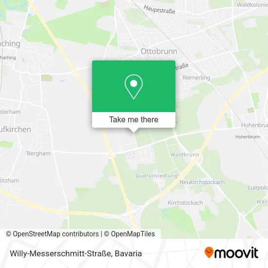 Карта Willy-Messerschmitt-Straße