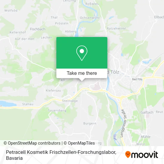 Карта Petracell Kosmetik Frischzellen-Forschungslabor