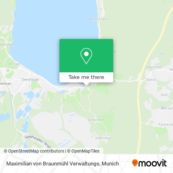 Maximilian von Braunmühl Verwaltungs map