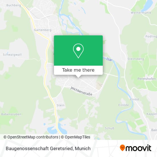 Baugenossenschaft Geretsried map