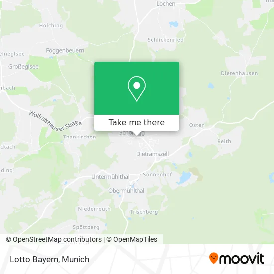 Карта Lotto Bayern