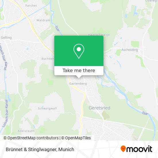 Brünnet & Stinglwagner map