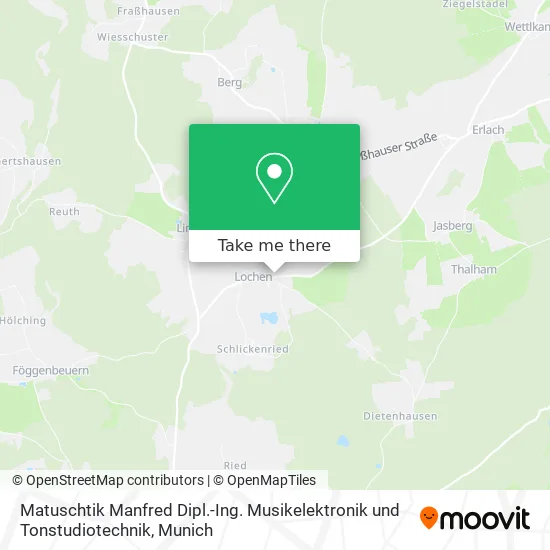 Карта Matuschtik Manfred Dipl.-Ing. Musikelektronik und Tonstudiotechnik