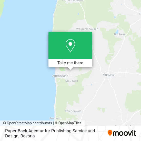 Карта Paper-Back Agentur für Publishing Service und Design
