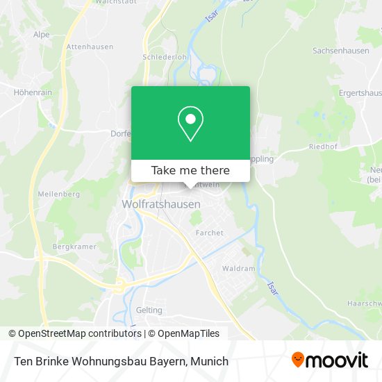 Ten Brinke Wohnungsbau Bayern map