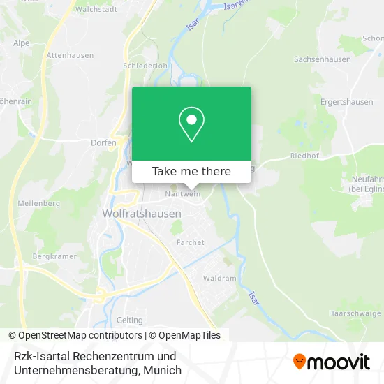 Карта Rzk-Isartal Rechenzentrum und Unternehmensberatung