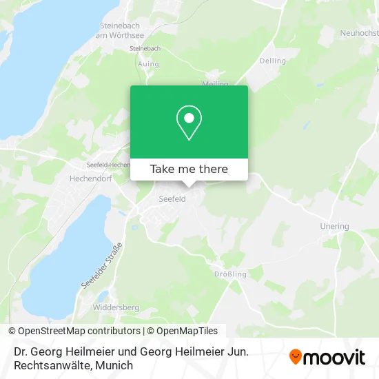 Карта Dr. Georg Heilmeier und Georg Heilmeier Jun. Rechtsanwälte