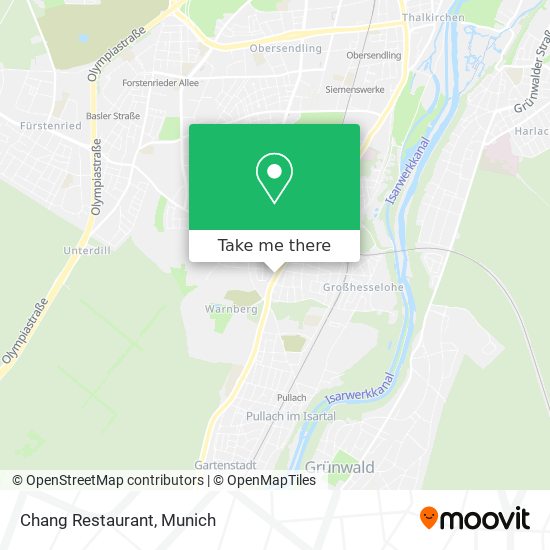 Chang Restaurant map