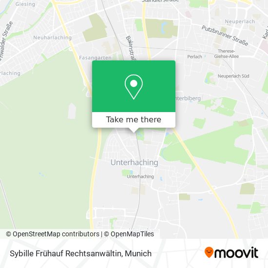 Sybille Frühauf Rechtsanwältin map