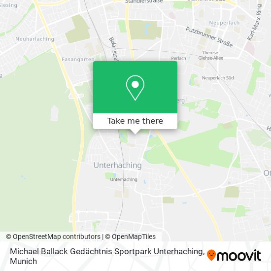 Карта Michael Ballack Gedächtnis Sportpark Unterhaching