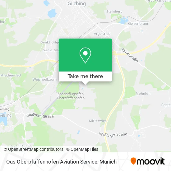 Карта Oas Oberpfaffenhofen Aviation Service