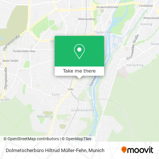 Карта Dolmetscherbüro Hiltrud Müller-Fehn