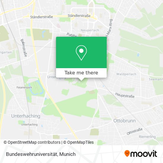 Bundeswehruniversität map