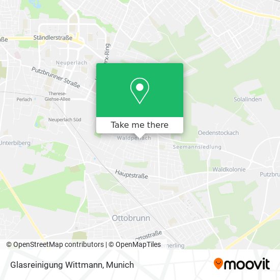 Glasreinigung Wittmann map