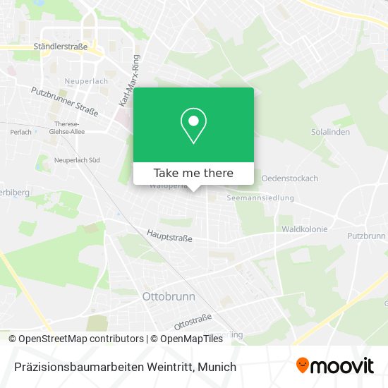 Präzisionsbaumarbeiten Weintritt map