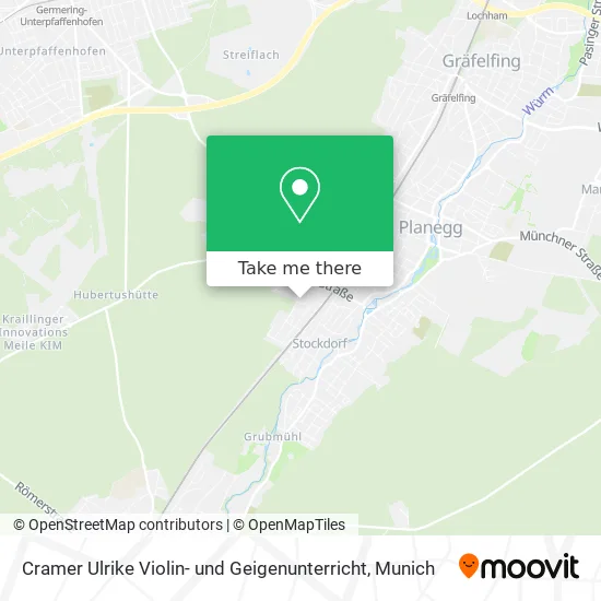 Карта Cramer Ulrike Violin- und Geigenunterricht