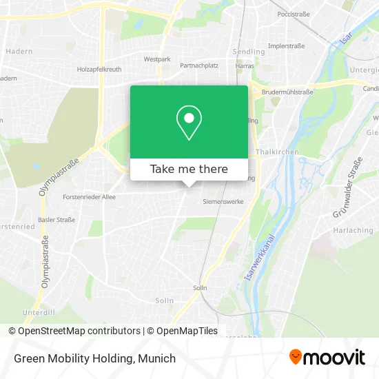 Карта Green Mobility Holding