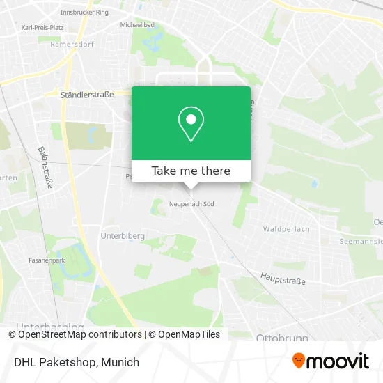 Карта DHL Paketshop