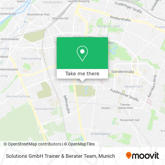 Solutions GmbH Trainer & Berater Team map