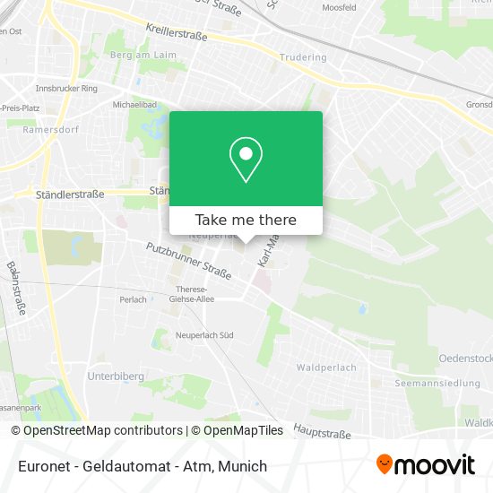 Карта Euronet - Geldautomat - Atm