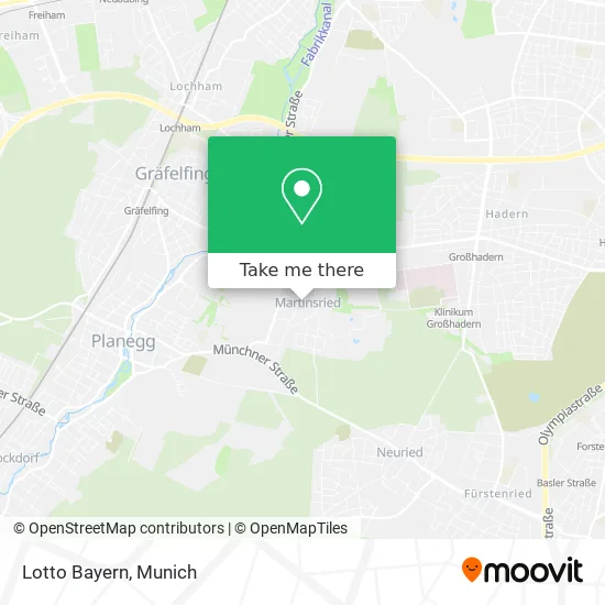 Карта Lotto Bayern