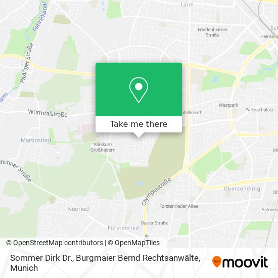 Sommer Dirk Dr., Burgmaier Bernd Rechtsanwälte map