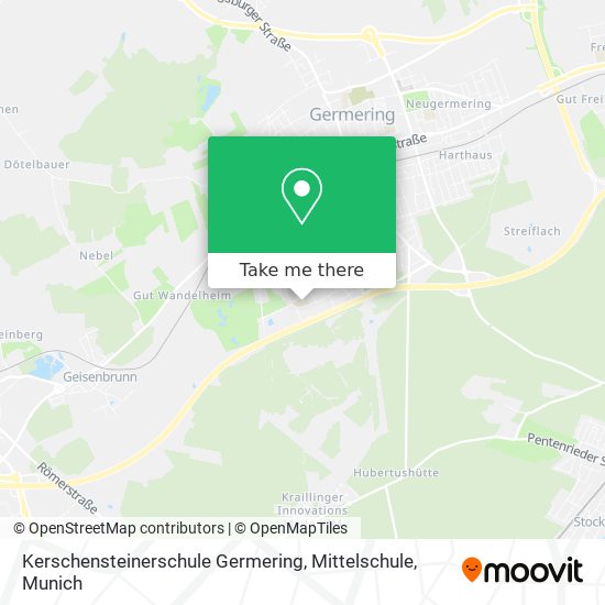 Kerschensteinerschule Germering, Mittelschule map