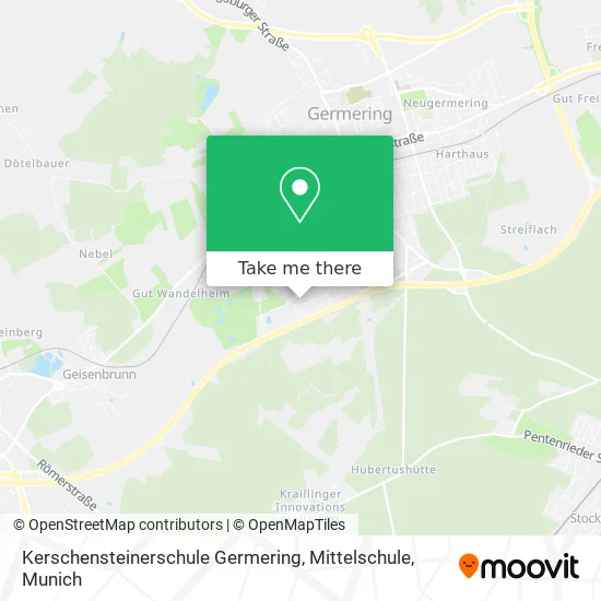 Карта Kerschensteinerschule Germering, Mittelschule