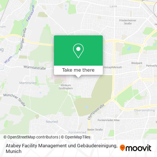 Atabey Facility Management und Gebäudereinigung map