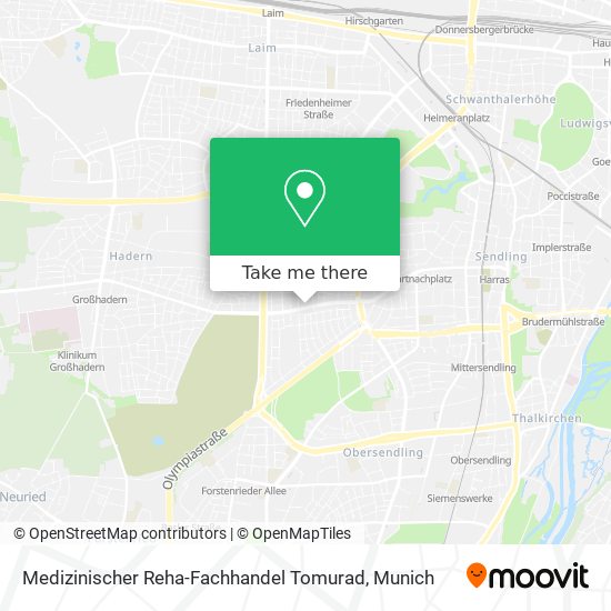 Medizinischer Reha-Fachhandel Tomurad map