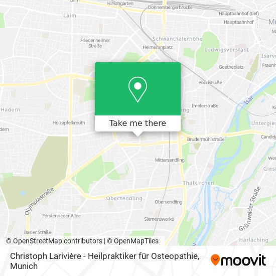 Christoph Larivière - Heilpraktiker für Osteopathie map