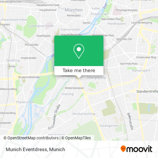 Munich Eventdress map