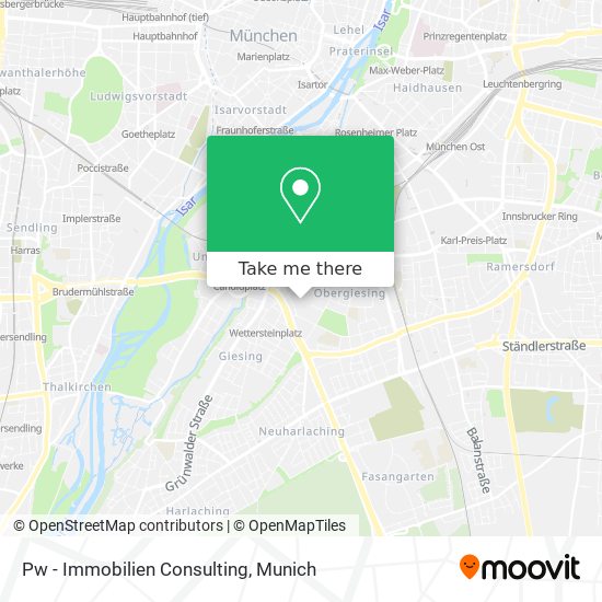 Pw - Immobilien Consulting map