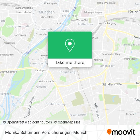 Карта Monika Schumann Versicherungen