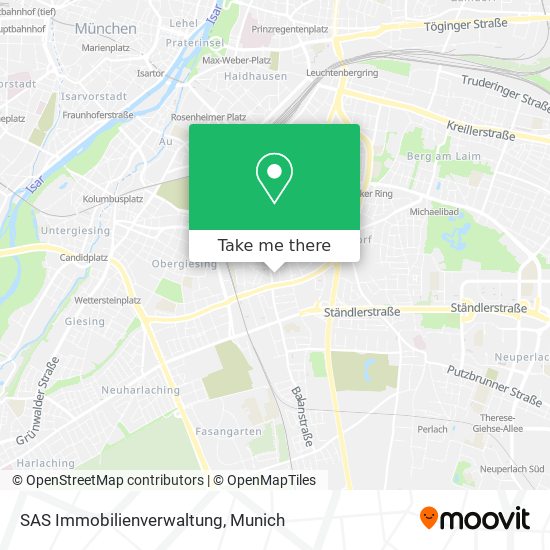 SAS Immobilienverwaltung map