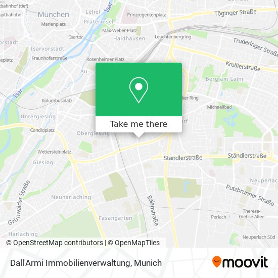 Dall'Armi Immobilienverwaltung map